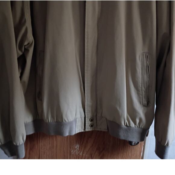 VNTG Arnold Palmer Khaki Golf Windbreaker XL Dadcore Preppy Heritage Sportswear - Picture 2 of 10